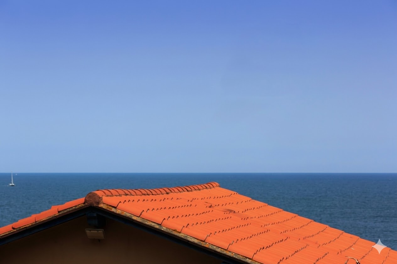 Clean roofline after professional satellite dish removal